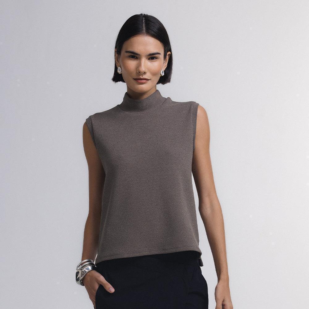 Blusa Gola Alta Techsture Vest