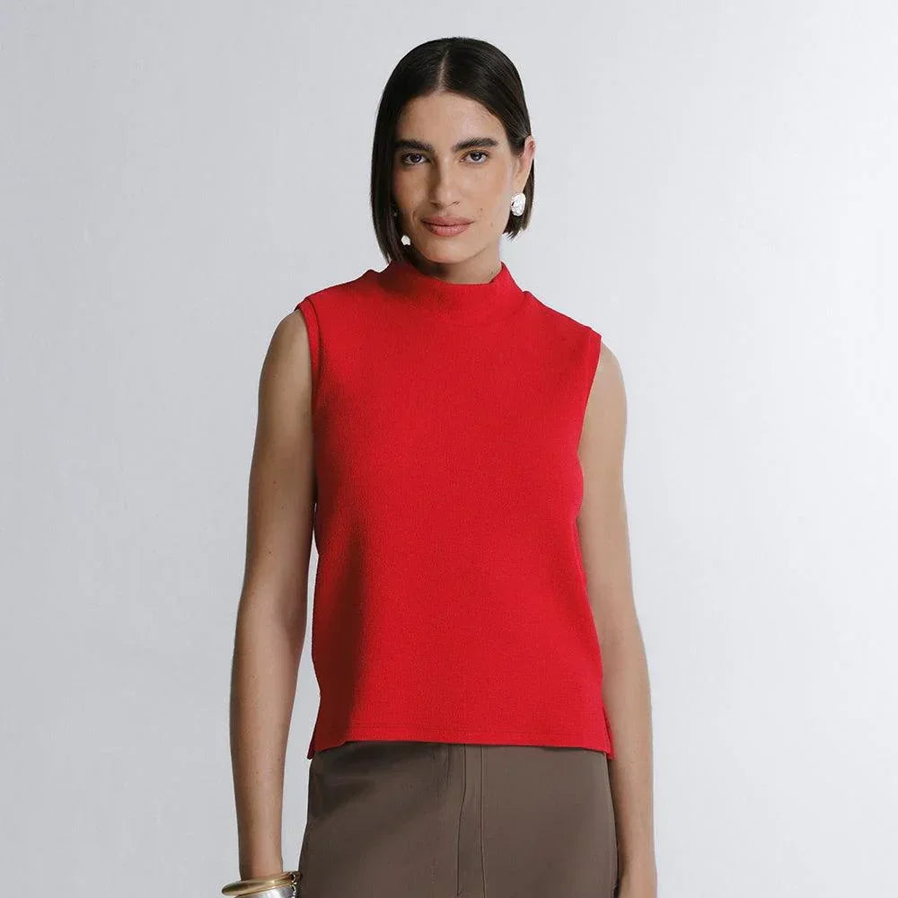 Blusa Gola Alta Techsture Vest