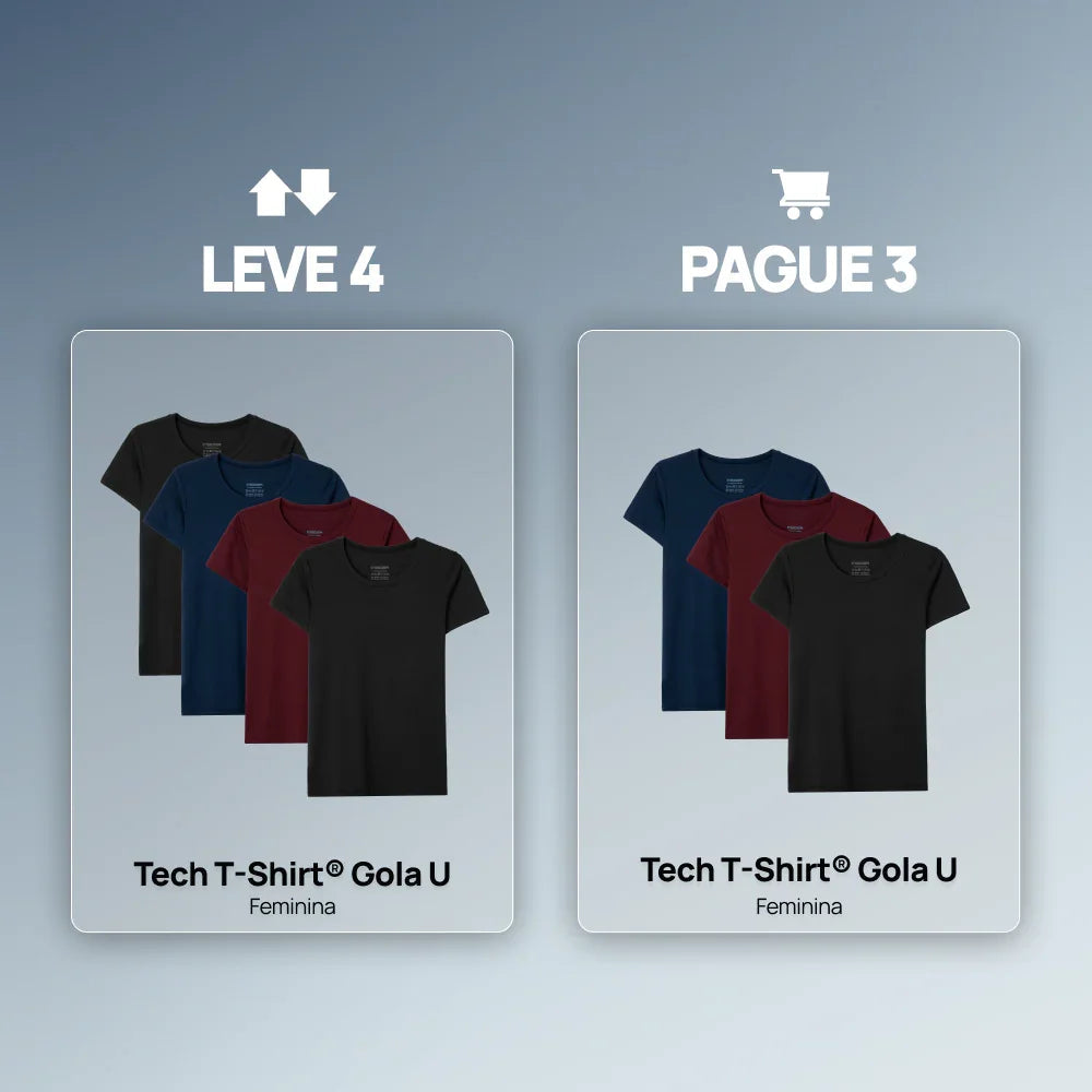 Tech T-Shirt® Feminina - Leve 4 Pague 3