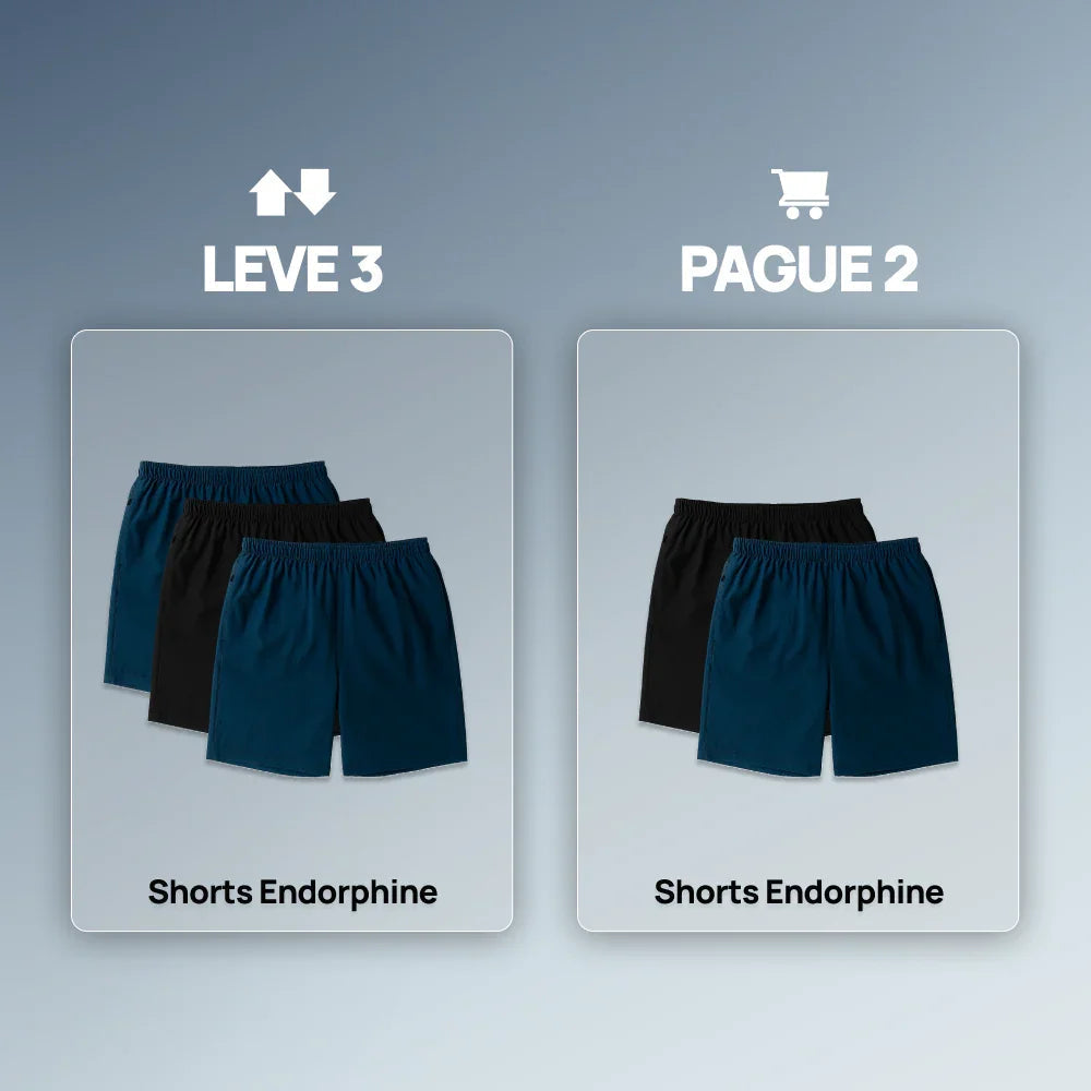 Short Esportivo Endorphine - Leve 3 Pague 2