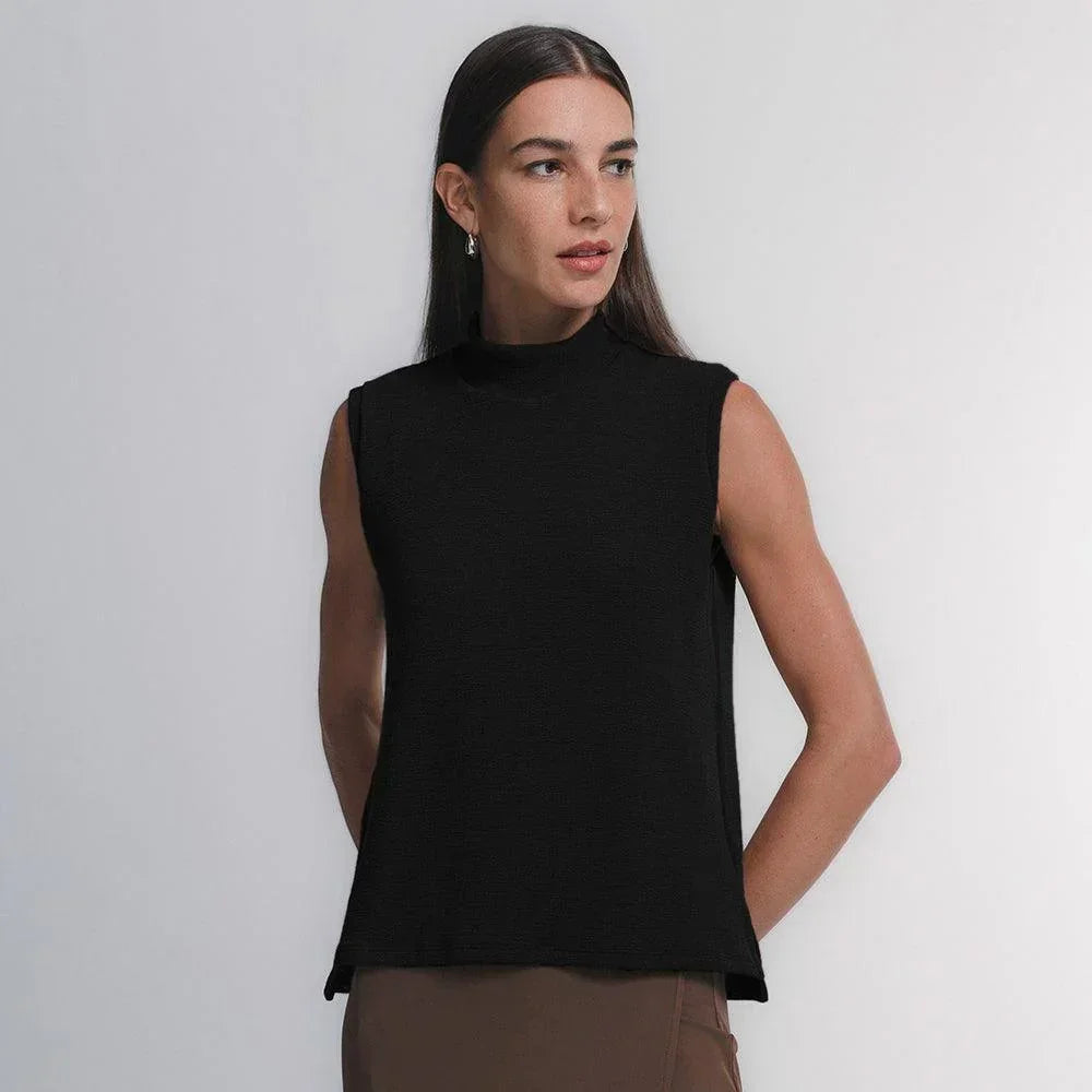 Blusa Gola Alta Techsture Vest