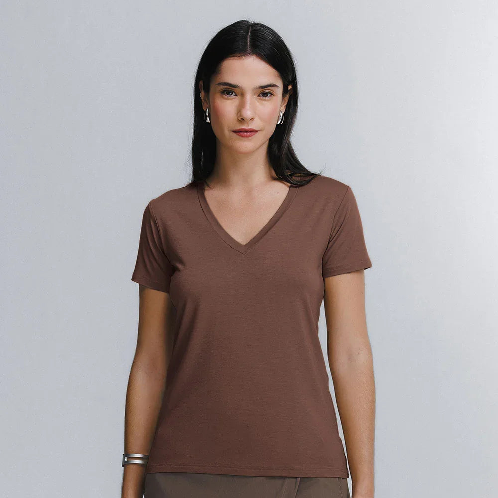 Kit Presente Tecnológico Feminino | Tech T-Shirt® Gola U e Tech T-Shirt® Gola V